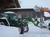 Schneechaos in Frankenhofen, März 2006